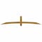 Ekena Millwork Bellingham Rough Sawn Timber Gable Bracket, Western Red Cedar, 96"W x 20"H x 4"D x 4"F, 5/12 Pitch GBW096X20X0404BEL00RWR - alternate 1